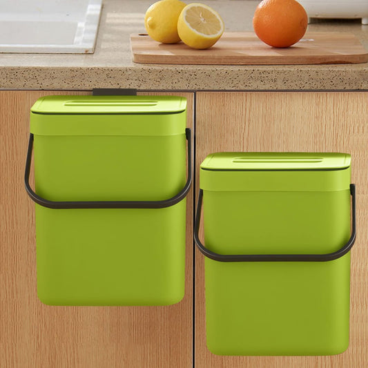 Green Wall - Mounted Kitchen Bin